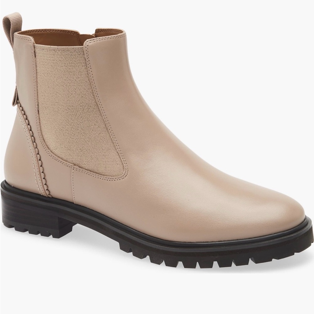 Kate Spade New York Women’s Estelle Lug Sole Boots in Toasted Hazelnut Size 6